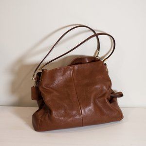Coach Madison Phoebe - Lt. Brown Pebbled Leather